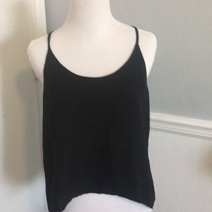 Black tank top.